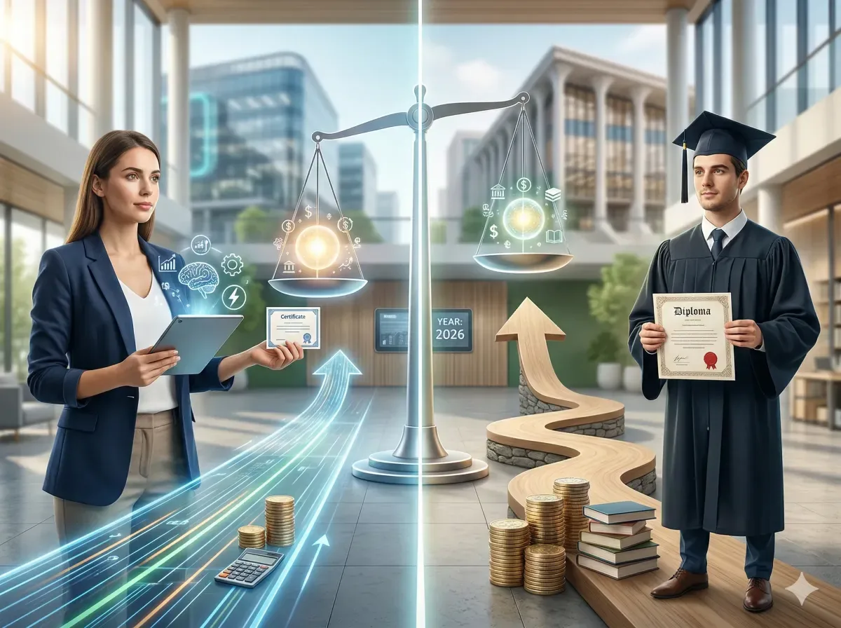 The ROI of "Upskilling" vs. "Back to School": Which Wins in 2026?