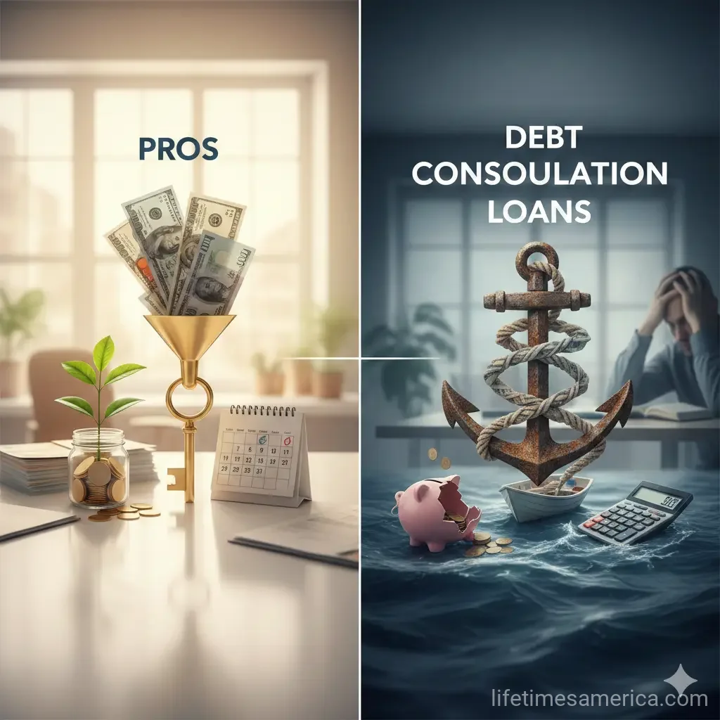 The Pros and Cons of Debt Consolidation Loans