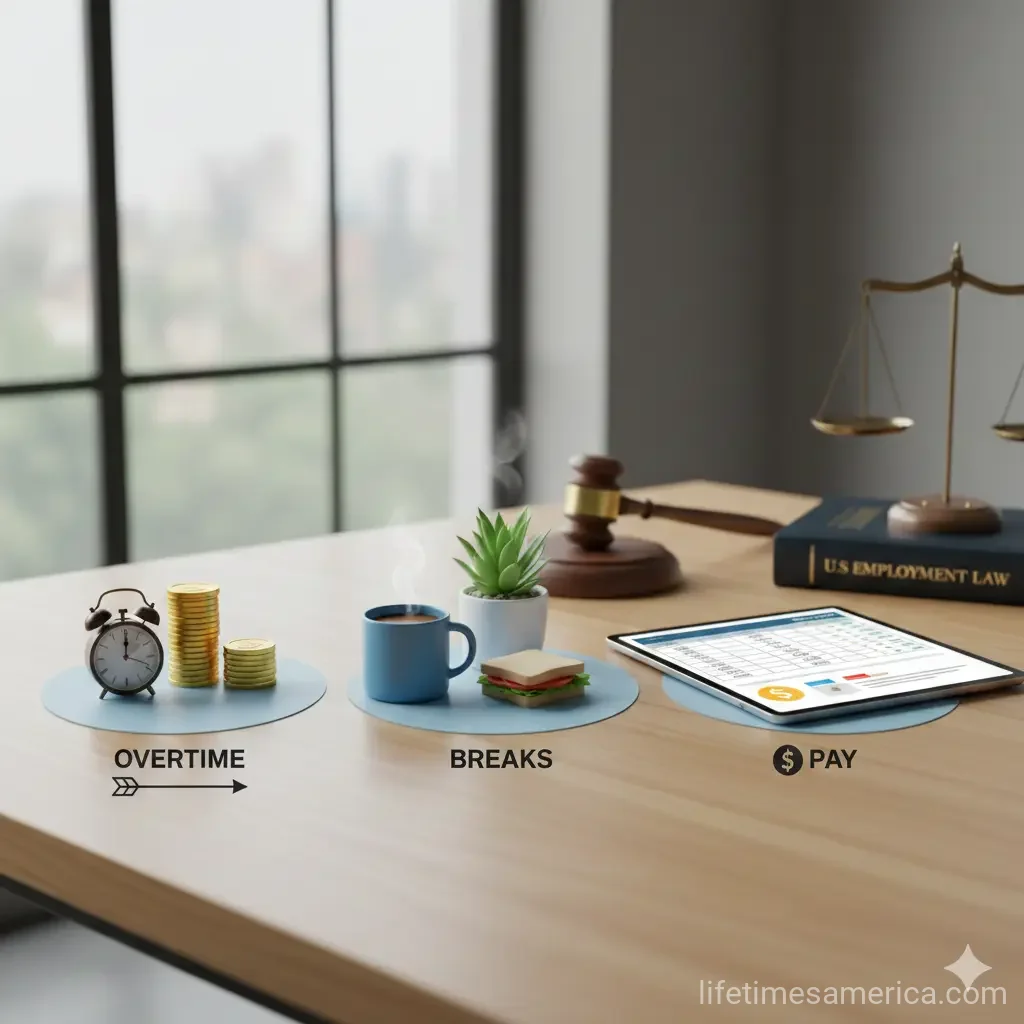 The US Employment Law Basics: Overtime; Breaks; and Pay