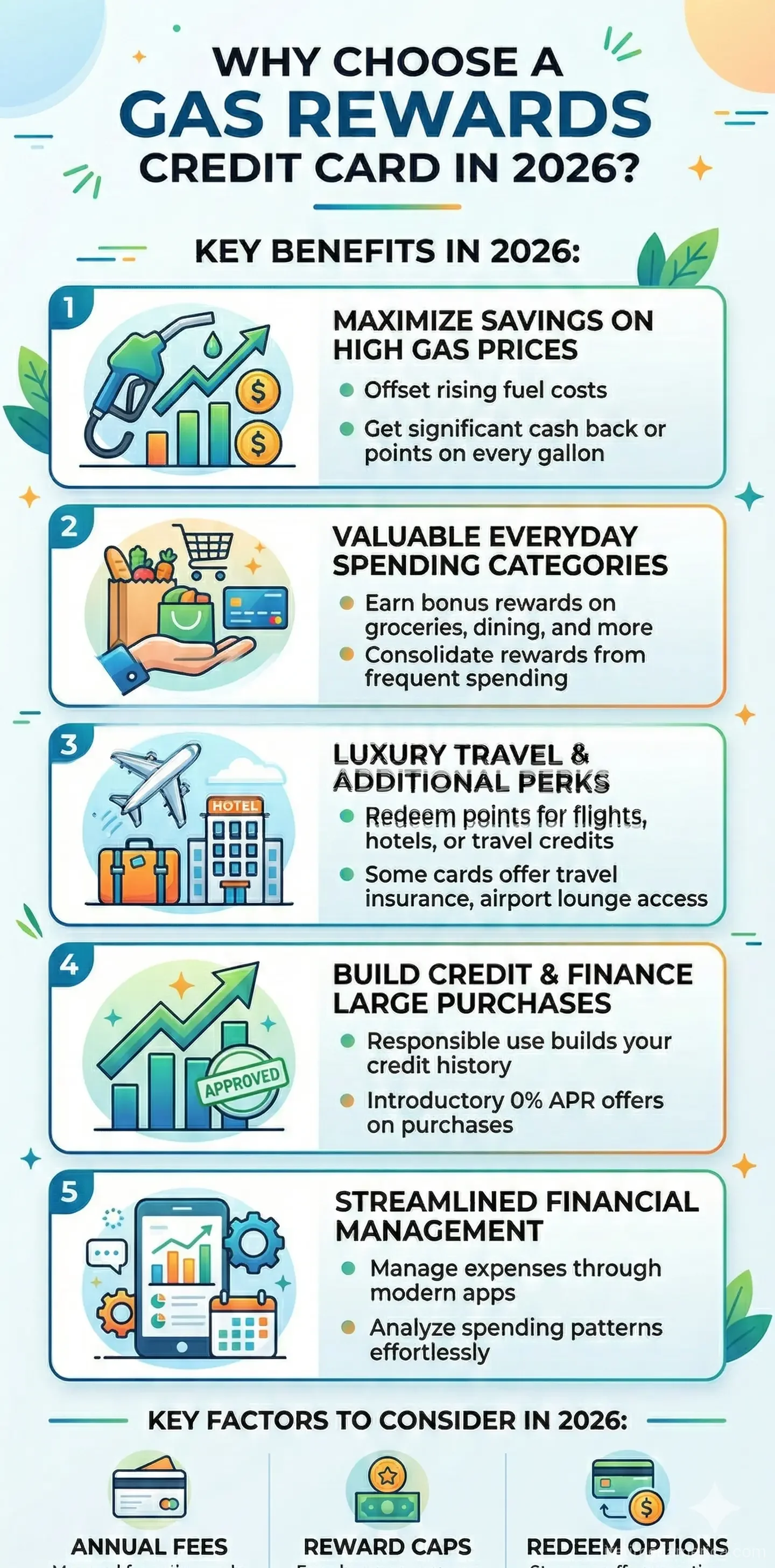 Infographic: The Best Credit Cards for Gas Station Rewards in 2026 — key facts and figures at a glance