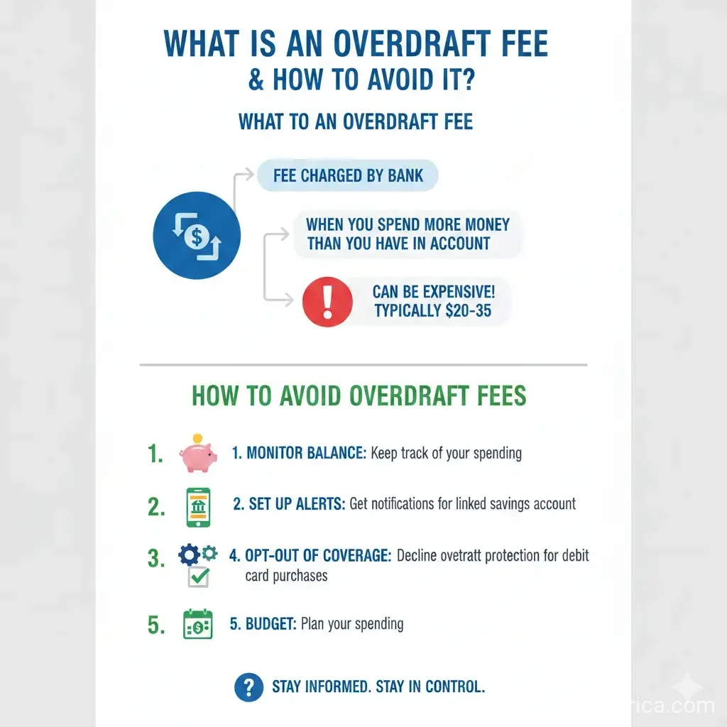 Infographic: What Is an Overdraft Fee and How Can You Avoid It? — key facts and figures at a glance